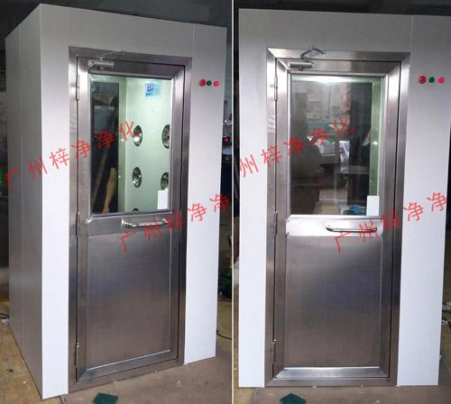 單人雙吹風(fēng)淋室安裝后正面圖 單人雙吹風(fēng)淋室安裝后正面圖